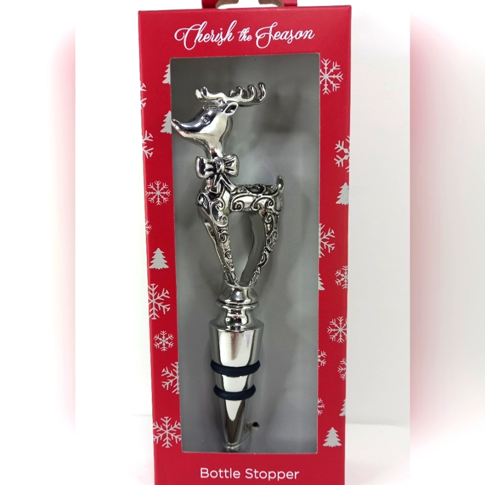 Reindeer Bottle Stopper